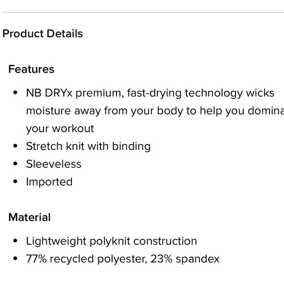 NWOT New Balance Tournament Exercise Dress - Picture 9 of 10